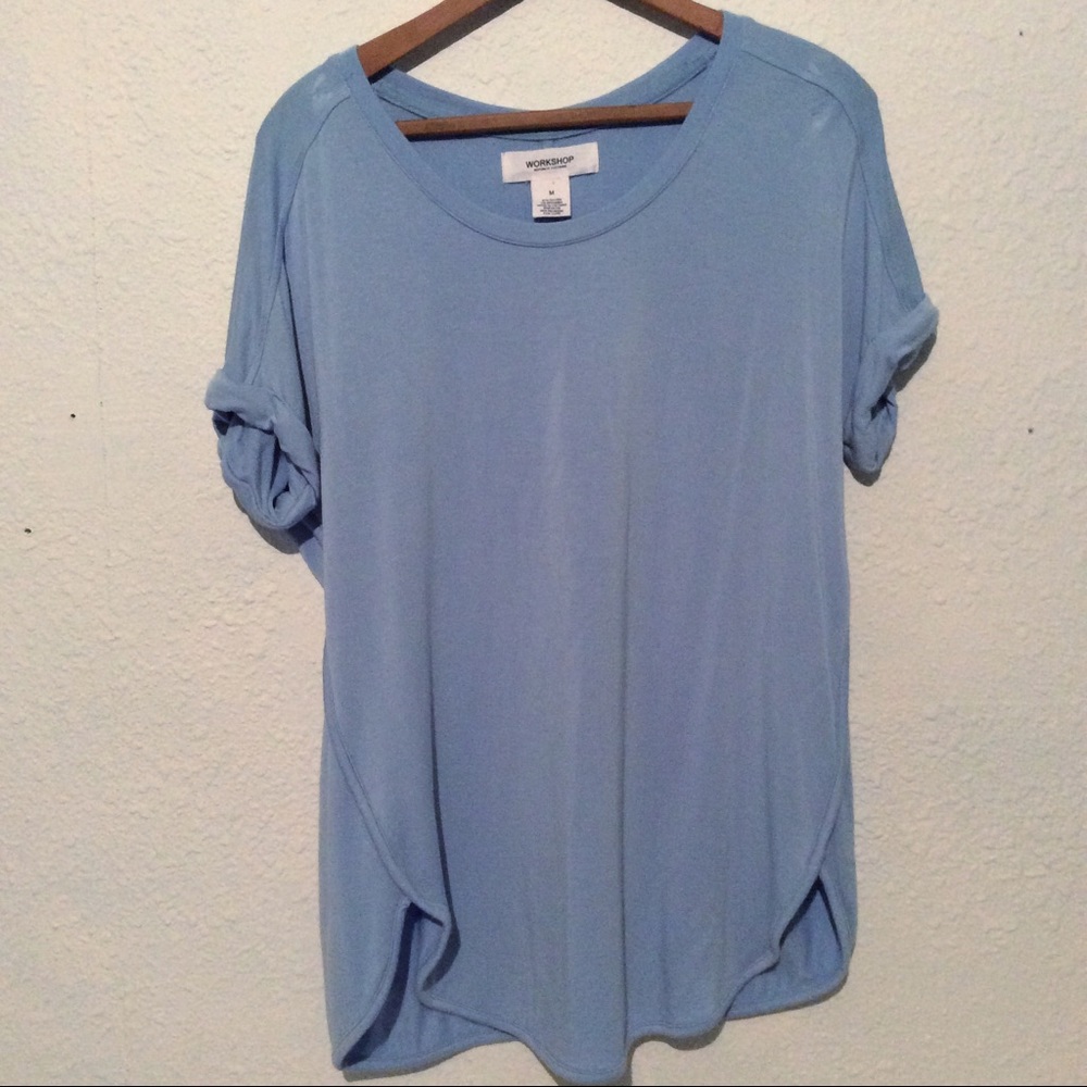Workshop light blue tunic top